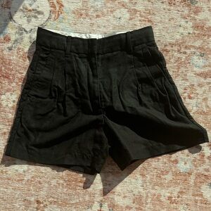 Aritzia High Waist Black Shorts
